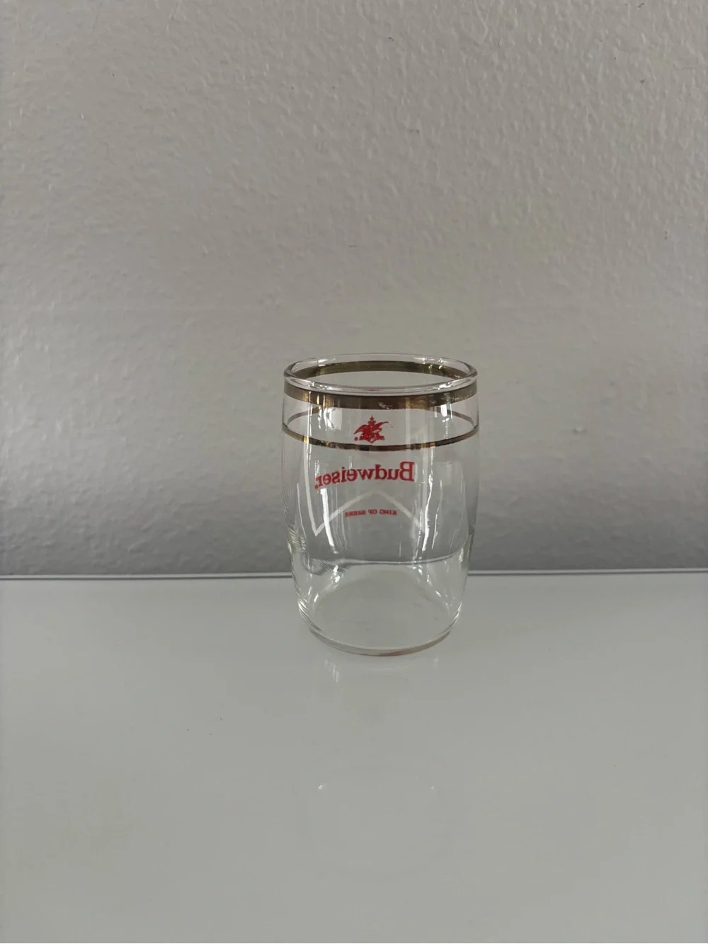 Vintage Budweiser 4 oz Glass 3